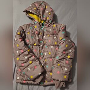 Cat & Jack Purple Polka Dot Jacket